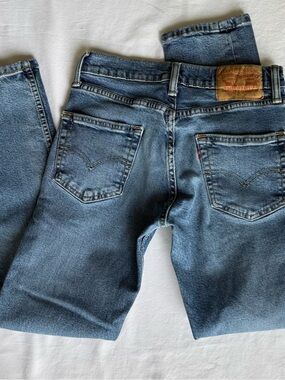 Levi's 511 Slim Women’s Jeans 29x30 Light Wash Blue Denim Mid Rise Five Pocket